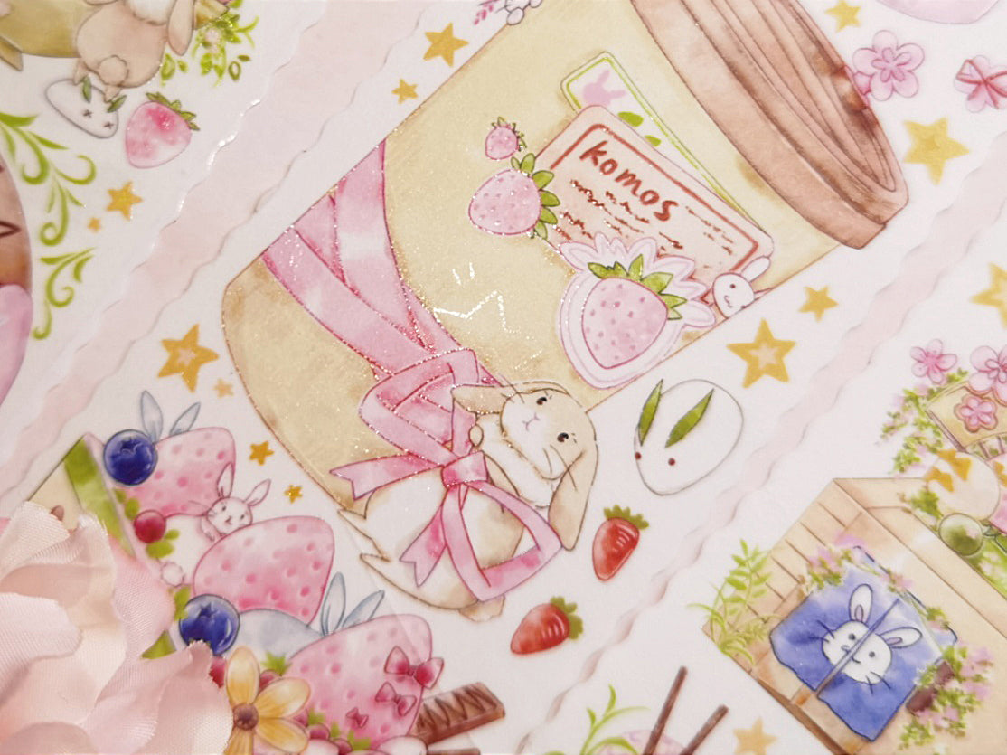 Komos Museum Tape: Matcha Bunny