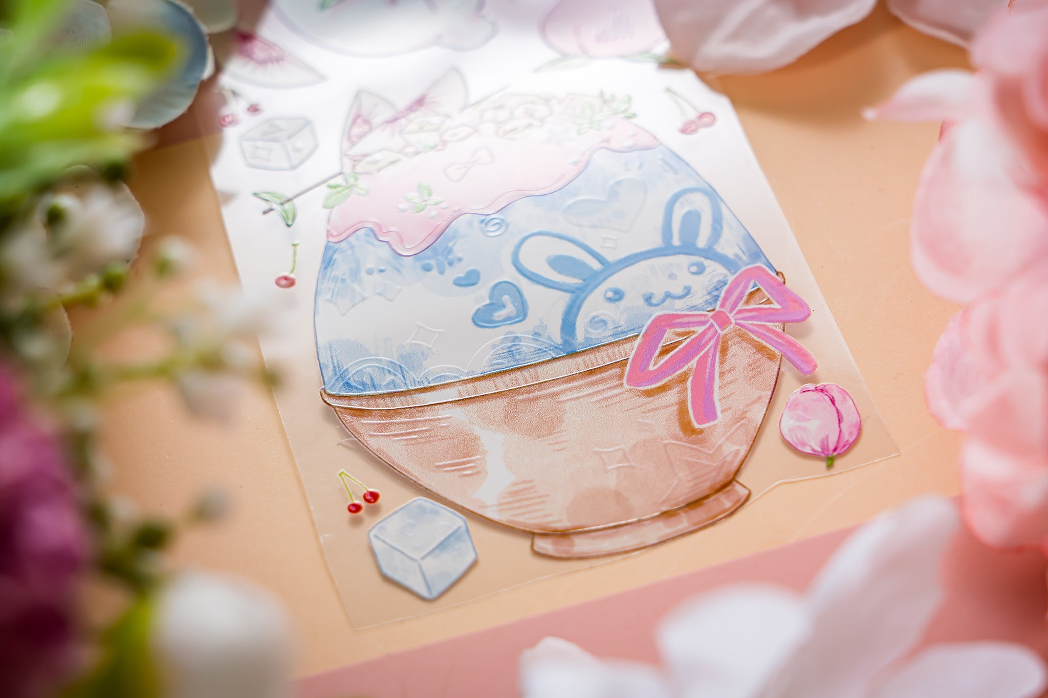 Komos Museum Tape: Peach Tea Bunny