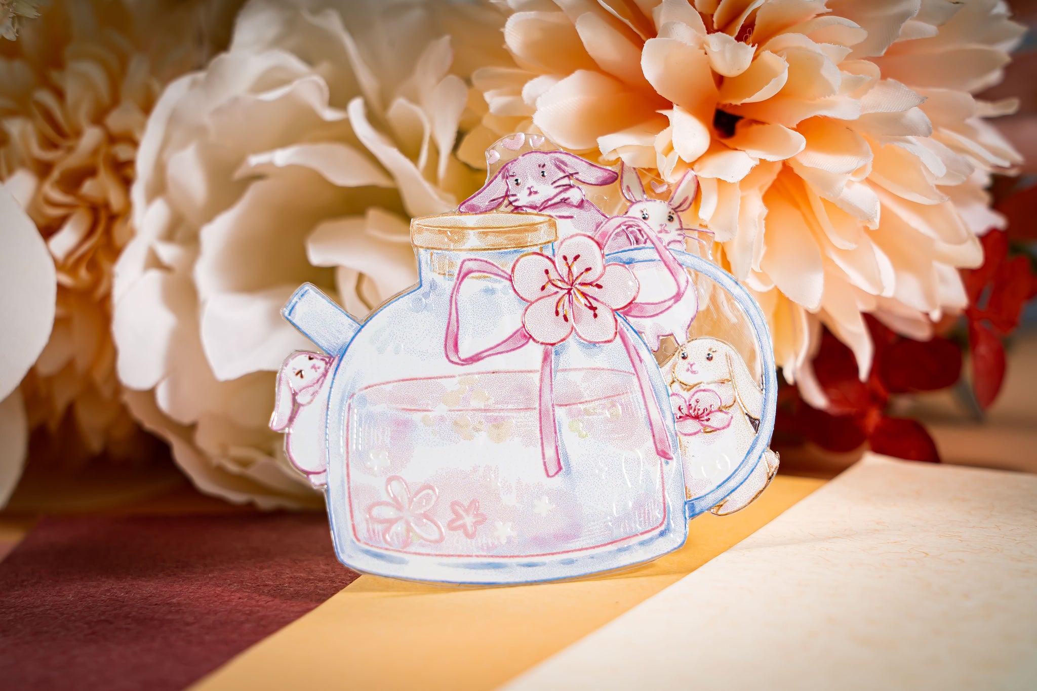 Komos Museum Tape: Peach Tea Bunny