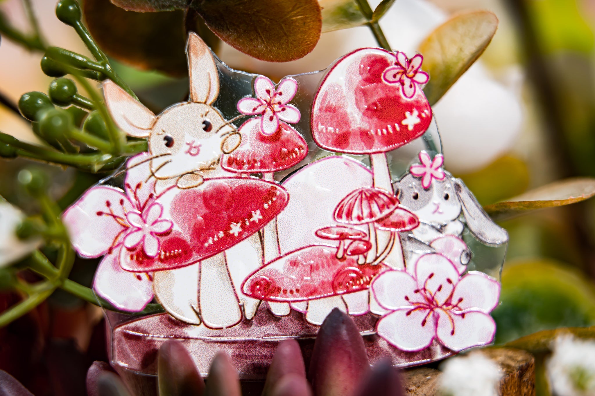 Komos Museum Tape: Peach Tea Bunny