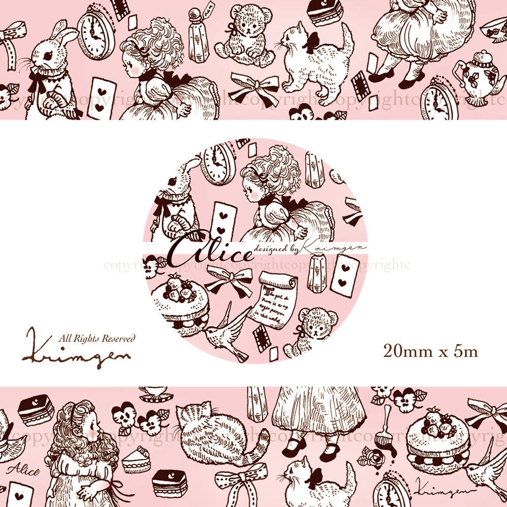 Krimgen Washi Tape: Alice