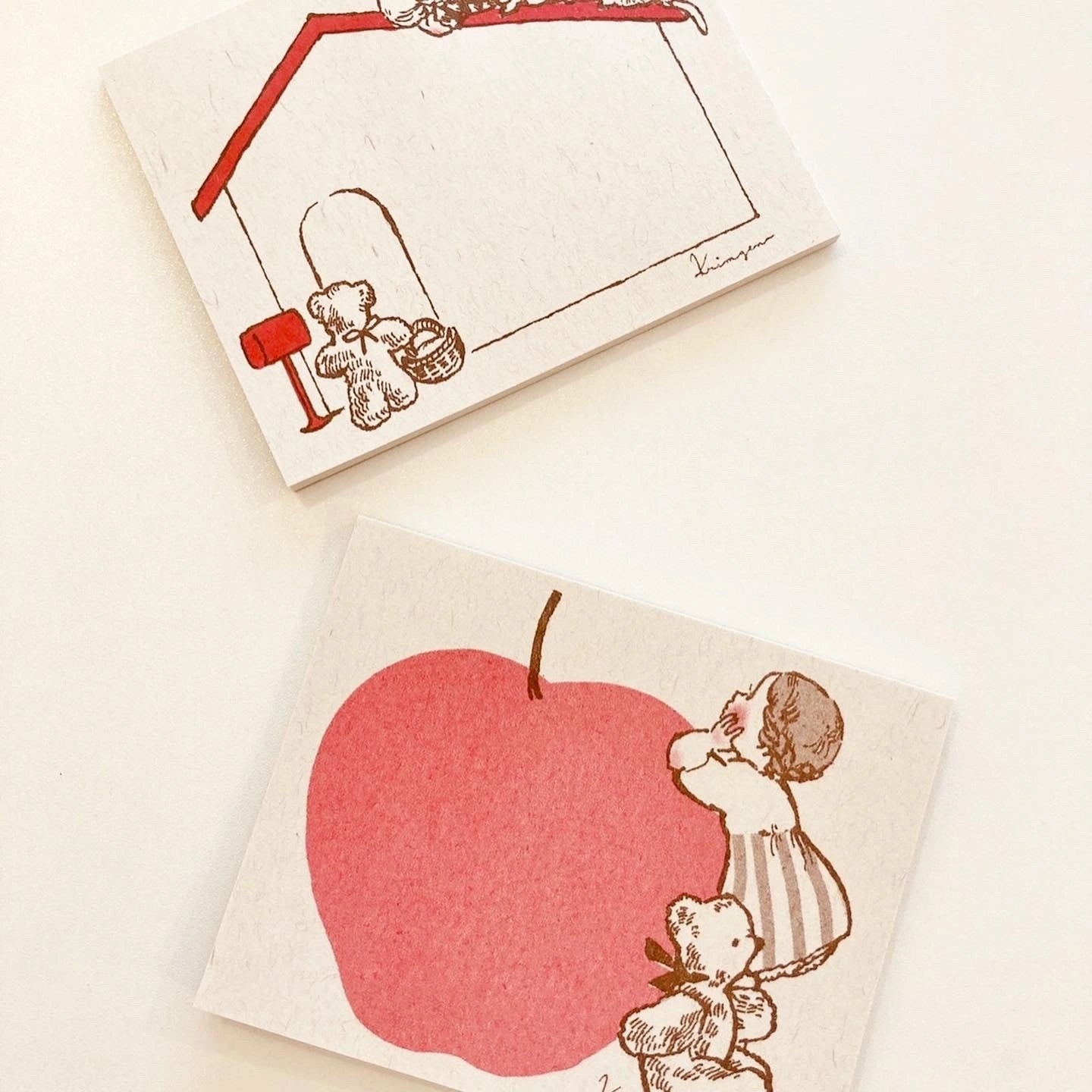 Krimgen Memo Pad: Apple and House