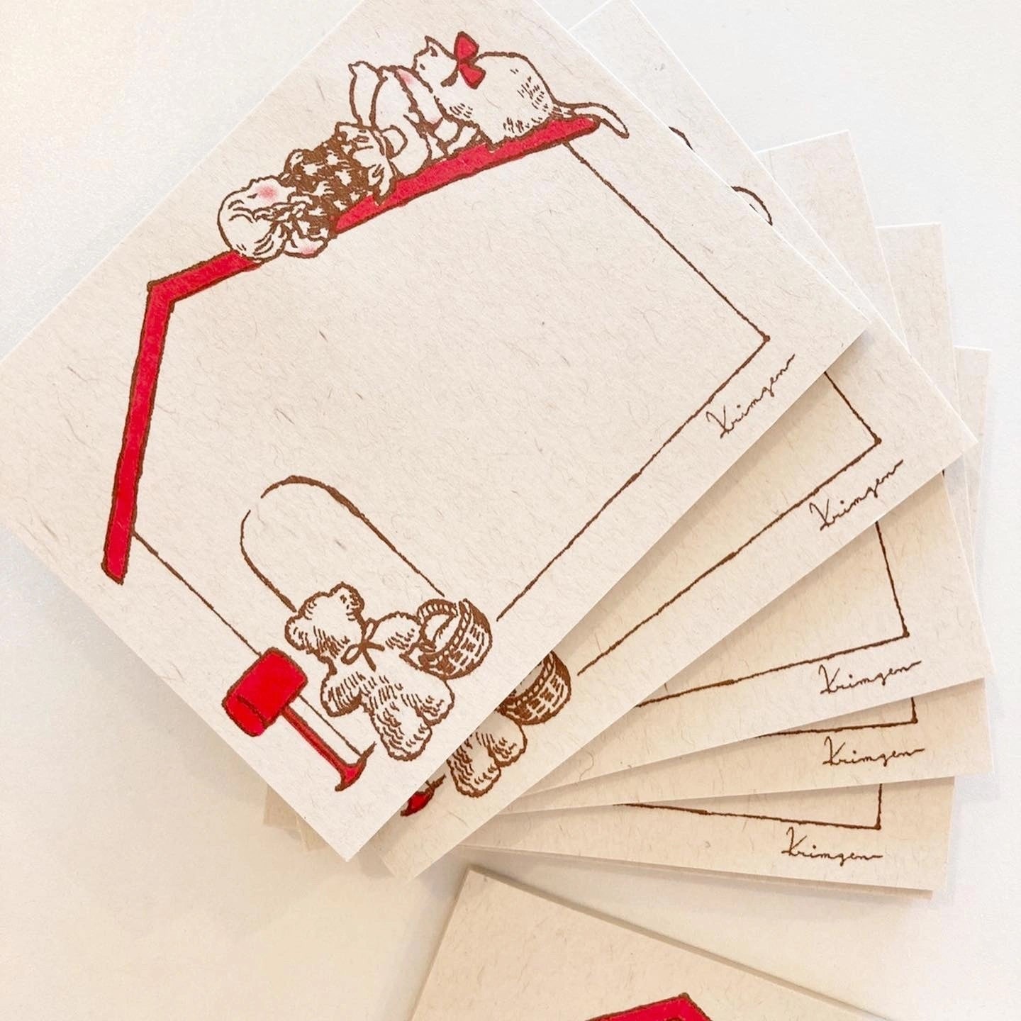 Krimgen Memo Pad: Apple and House