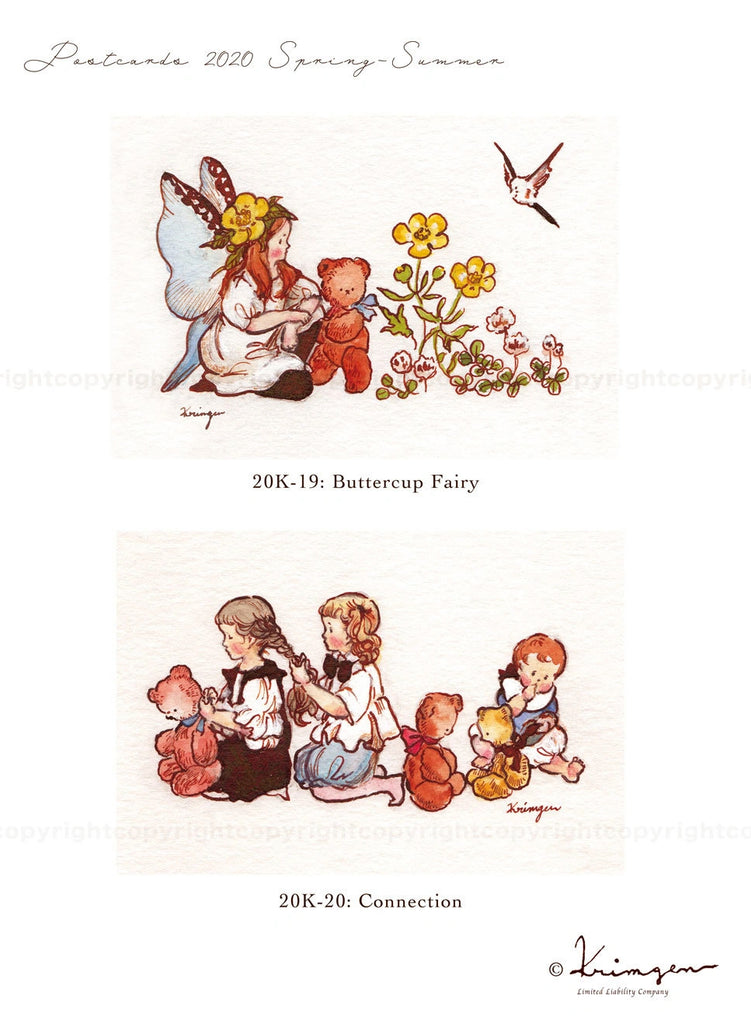 Krimgen Postcards: Buttercup Fairy and Connection