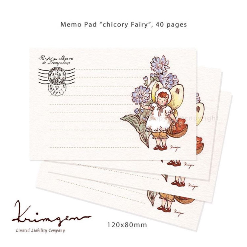 Krimgen Memo Pad: Chicory Fairy