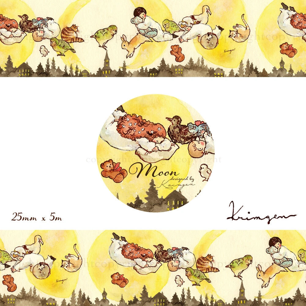 Krimgen Washi Tape: Moon