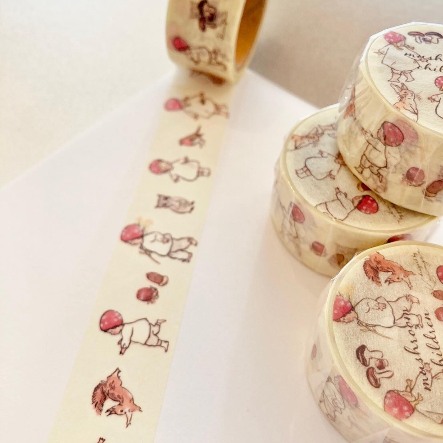 Krimgen Washi Tape: Mushroom Children