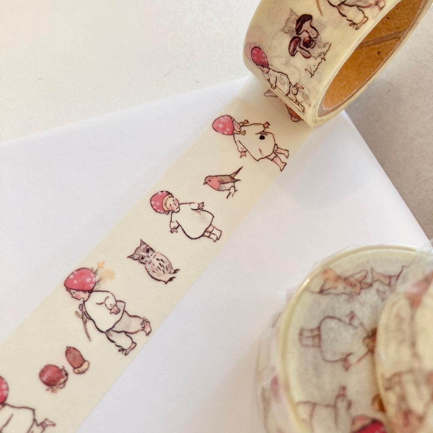 Krimgen Washi Tape: Mushroom Children