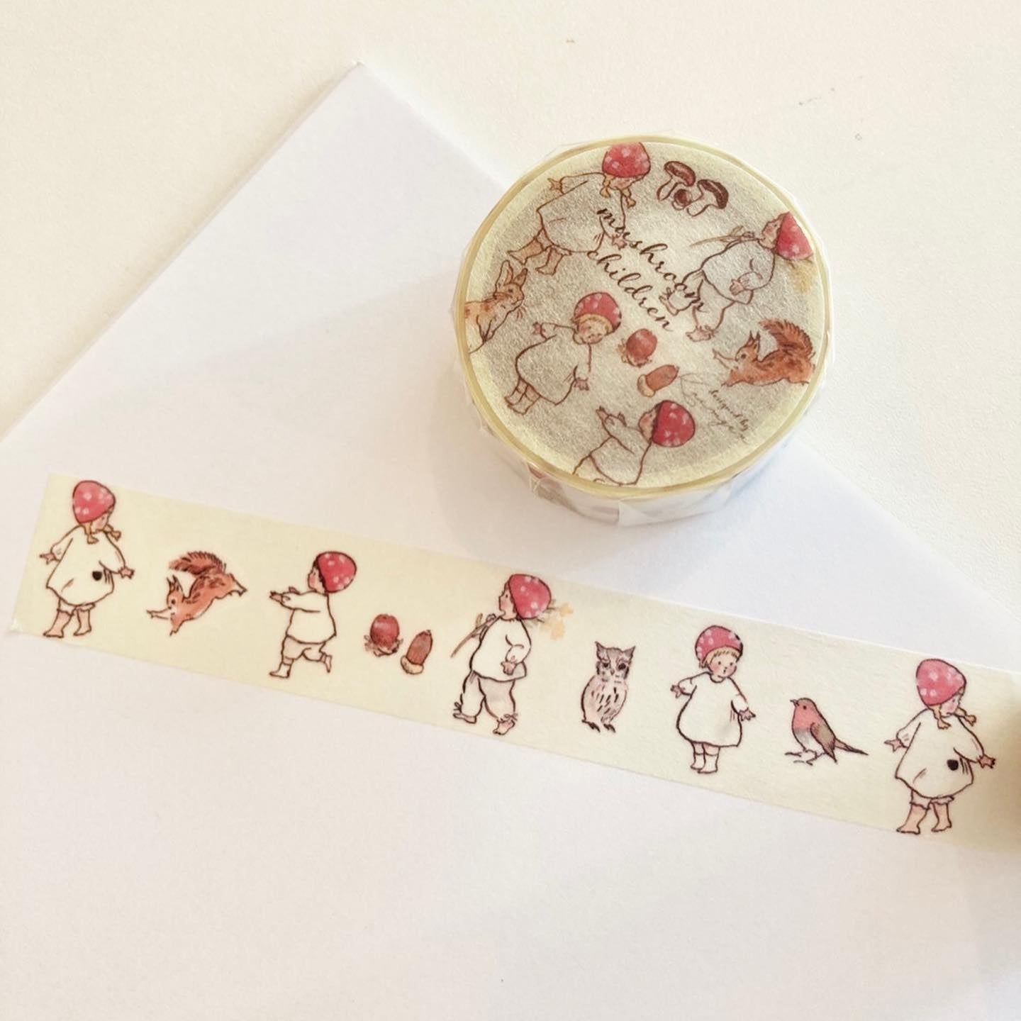 Krimgen Washi Tape: Mushroom Children