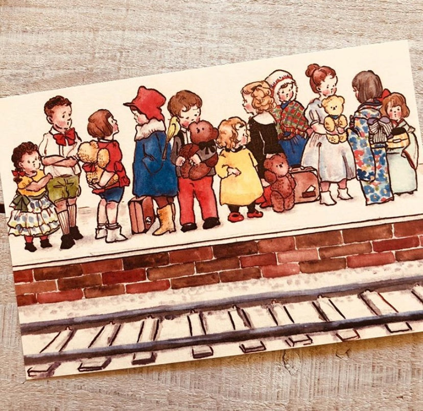 Krimgen Postcards: Platform and Farewell