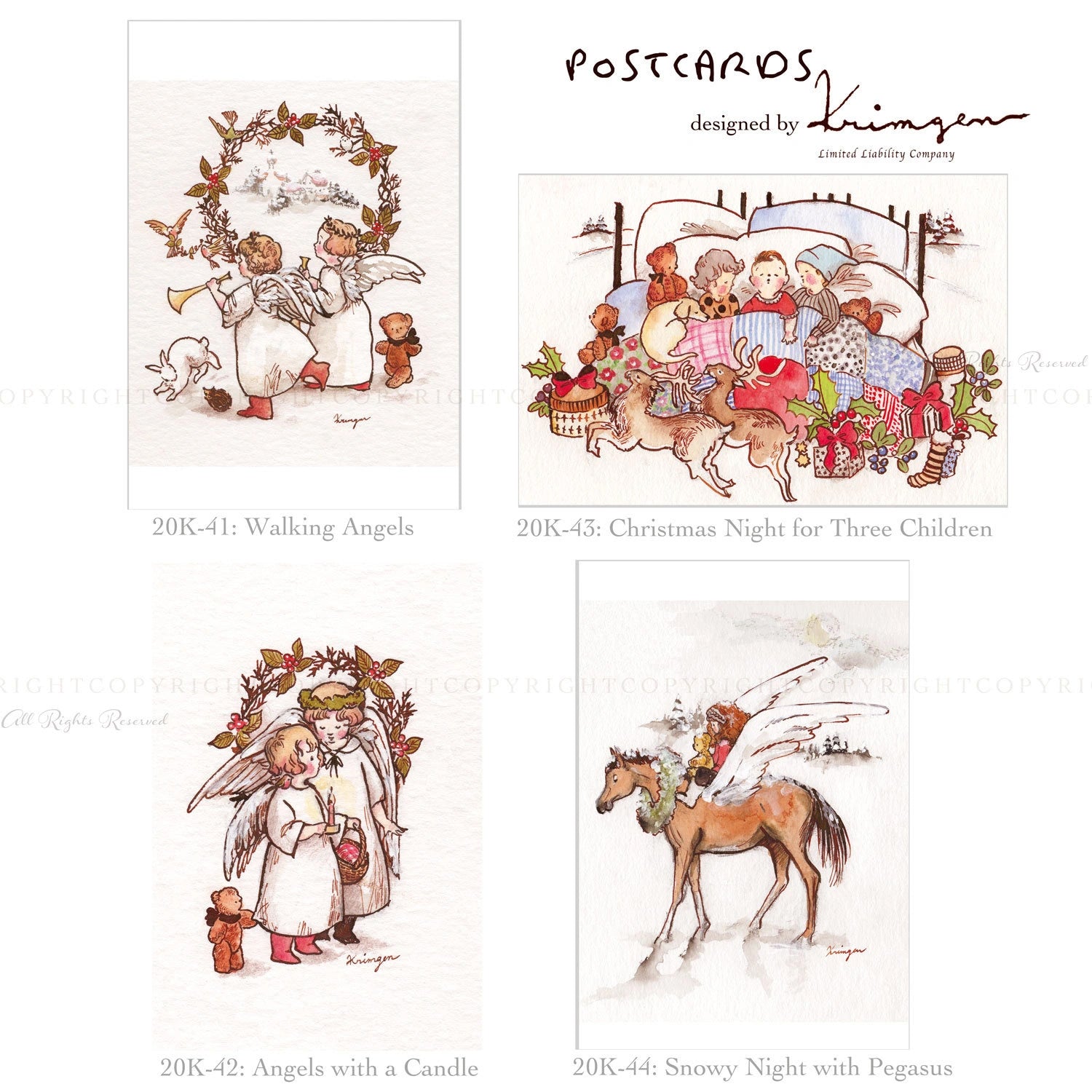 Krimgen Postcards: Winter 2020 (Set A)