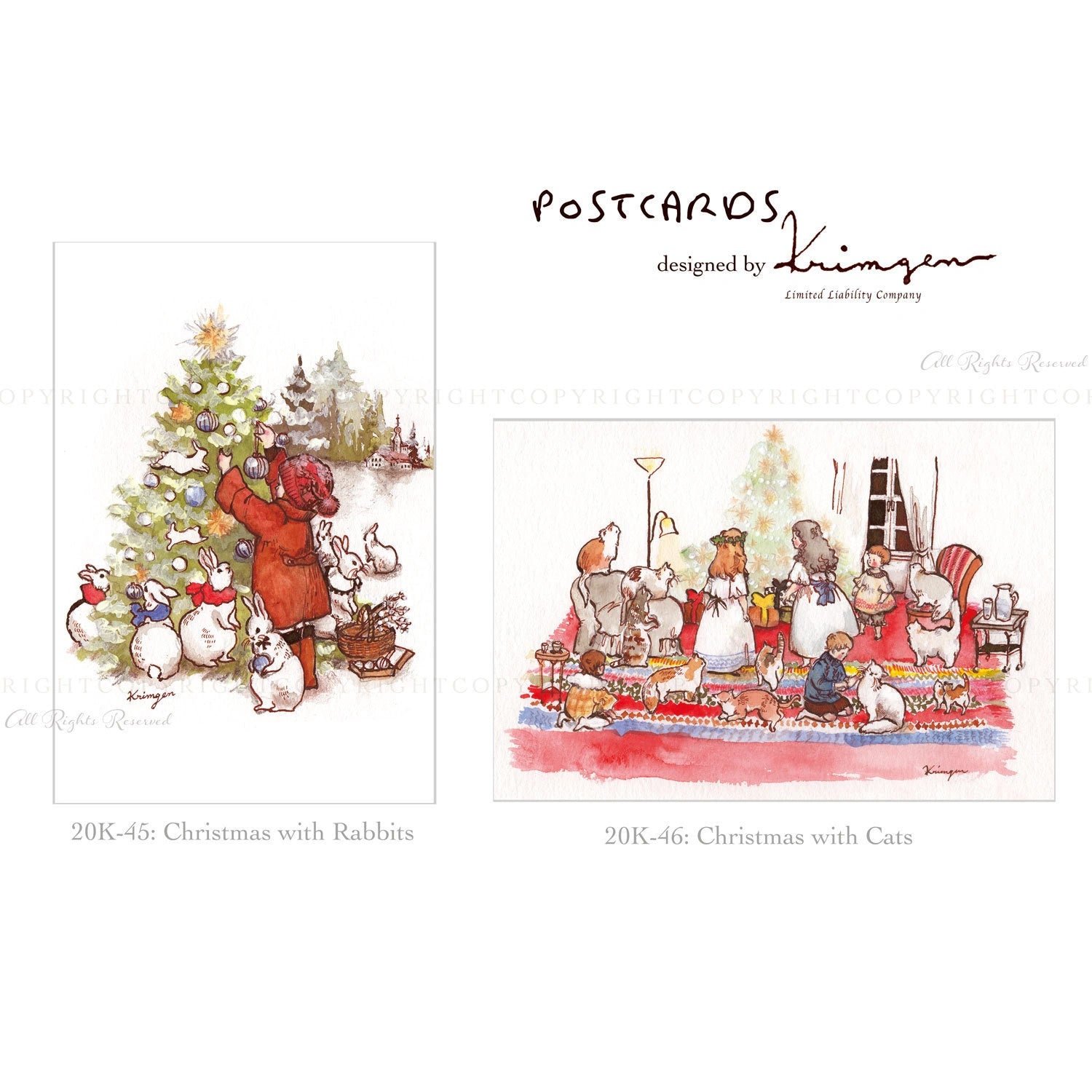 Krimgen Postcards: Winter 2020 (Set B)