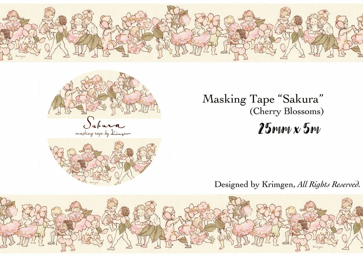 Krimgen Washi Tape: Sakura