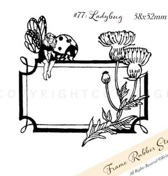 Krimgen Rubber Stamp: Fairy Frames