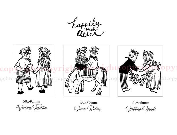 Krimgen Rubber Stamp: Happily Ever After