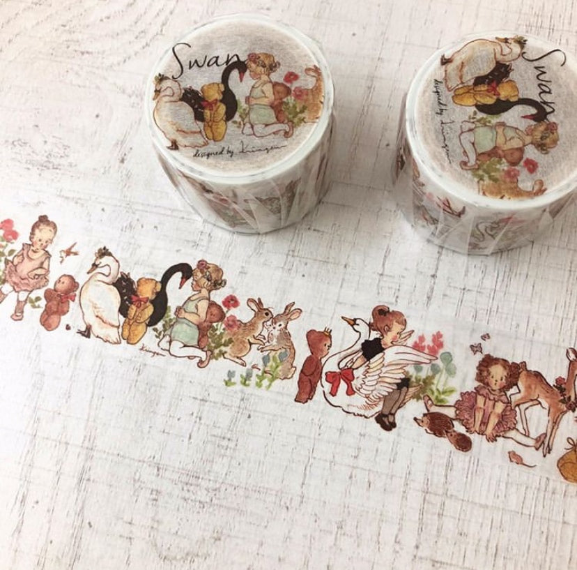 Krimgen Washi Tape: Swan