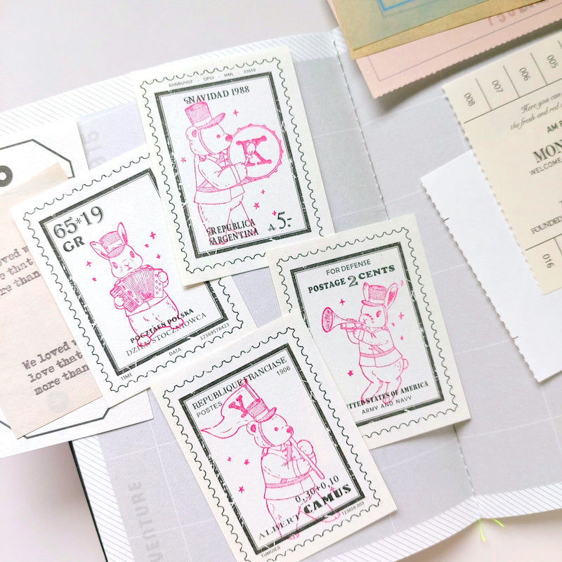 Kumayankee Stamp: Animals Parade