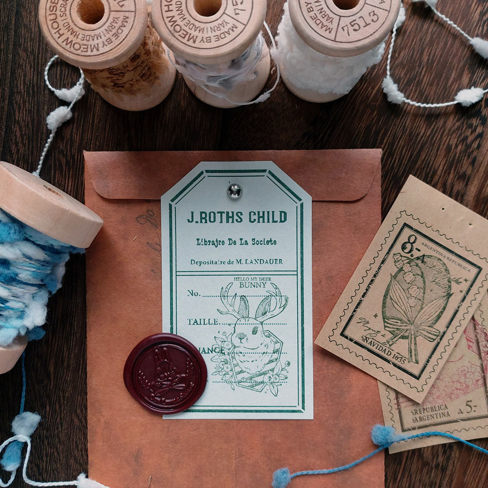 Kumayankee Stamp: Flower Bunnies