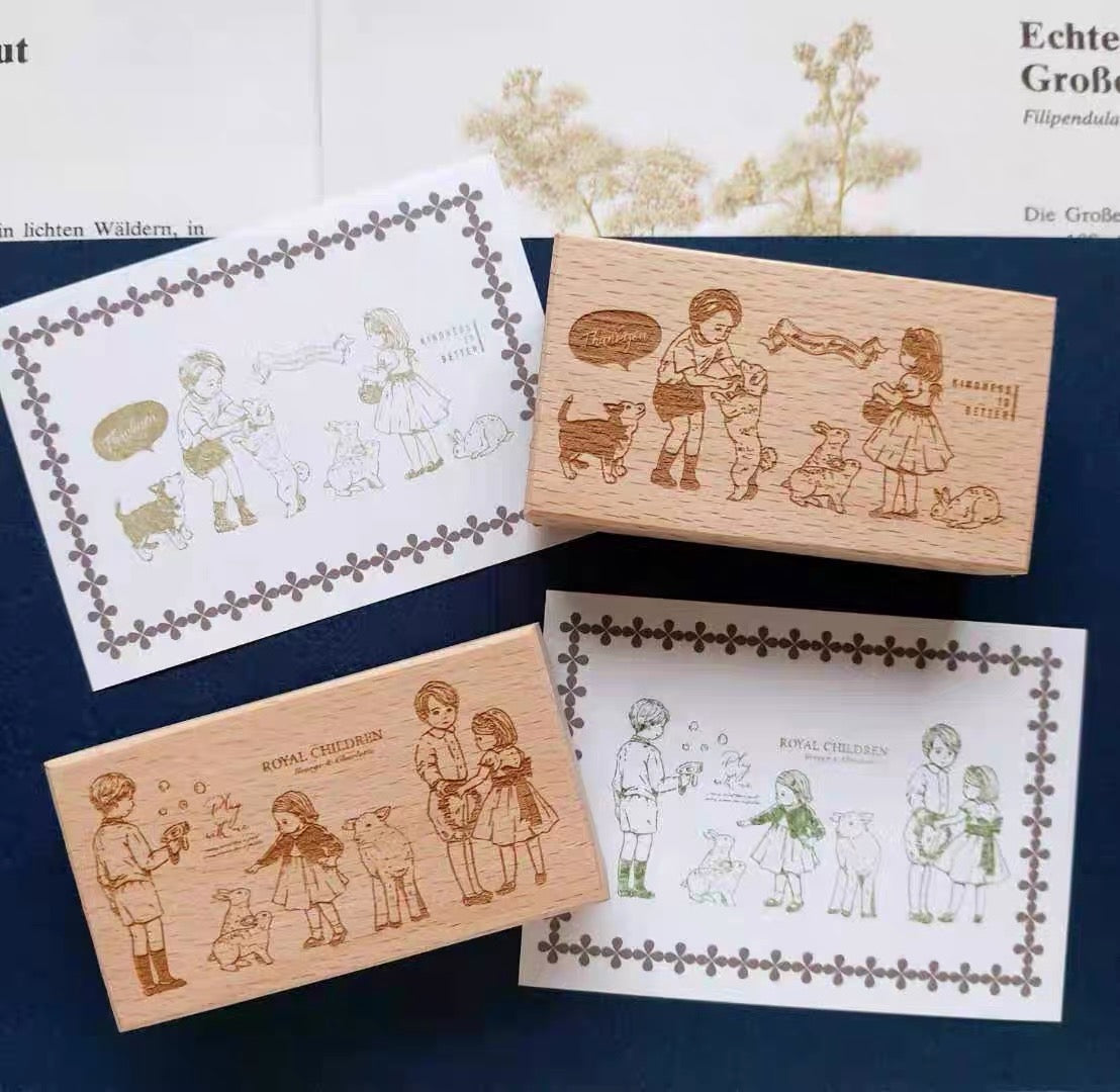 Kumayankee Stamp: Royal Children