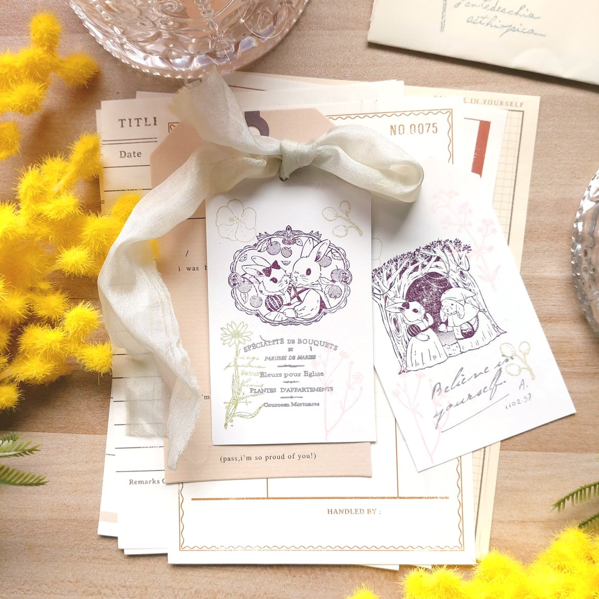 Kumayankee Stamp: White Rabbit Princess