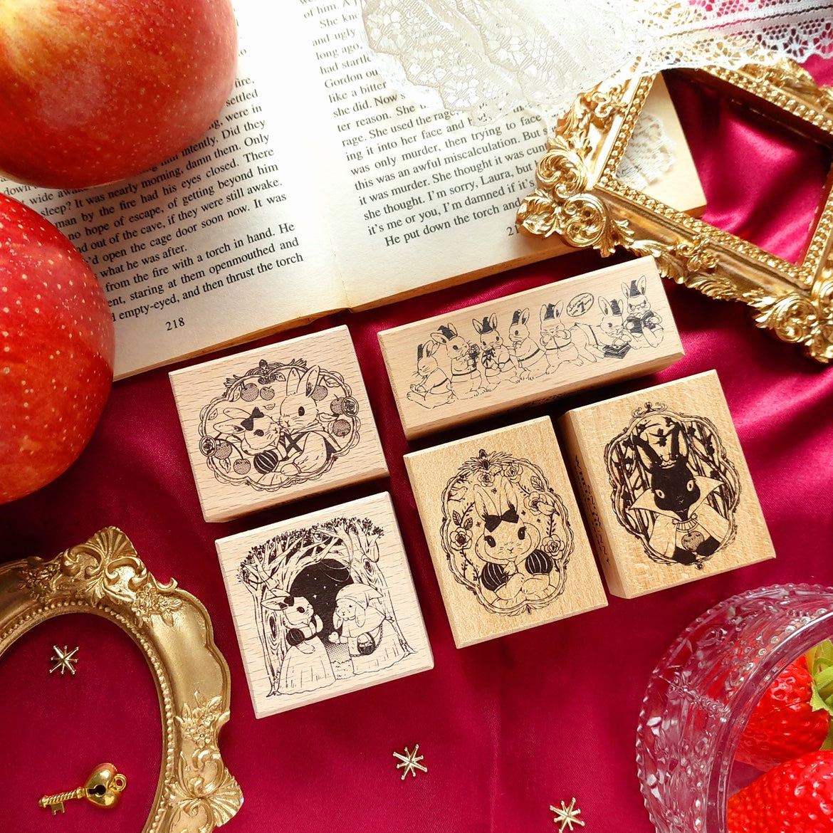 Kumayankee Stamp: White Rabbit Princess