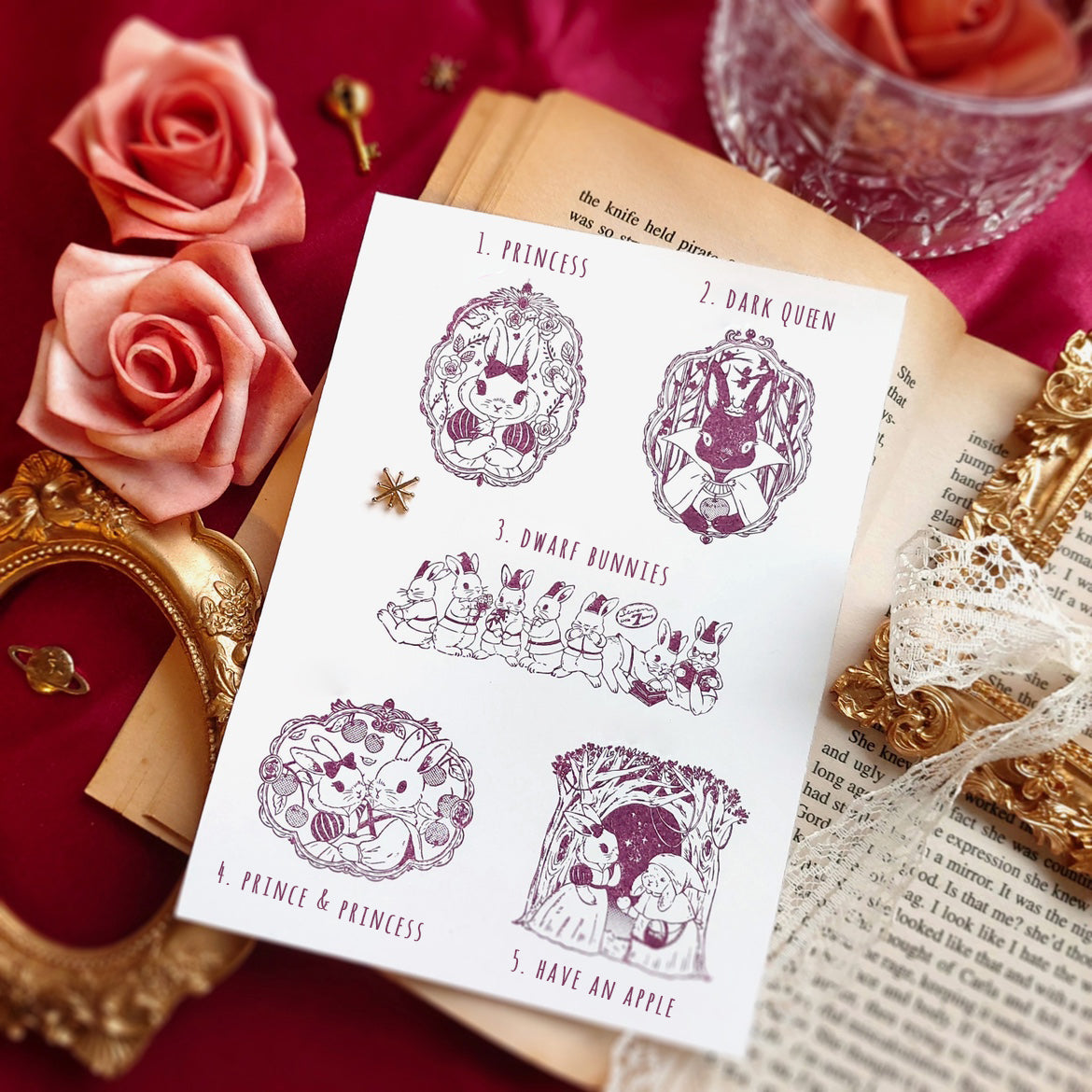 Kumayankee Stamp: White Rabbit Princess