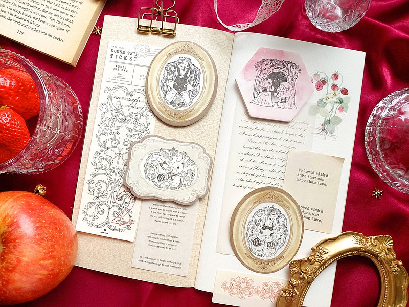 Kumayankee Stamp: White Rabbit Princess