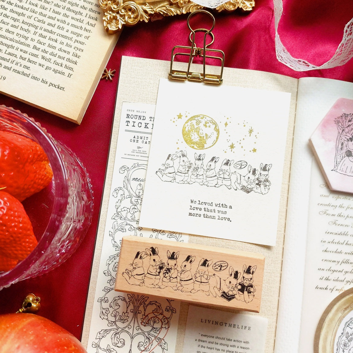 Kumayankee Stamp: White Rabbit Princess