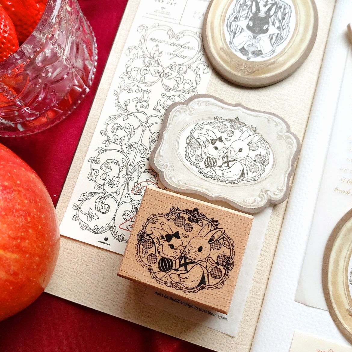 Kumayankee Stamp: White Rabbit Princess