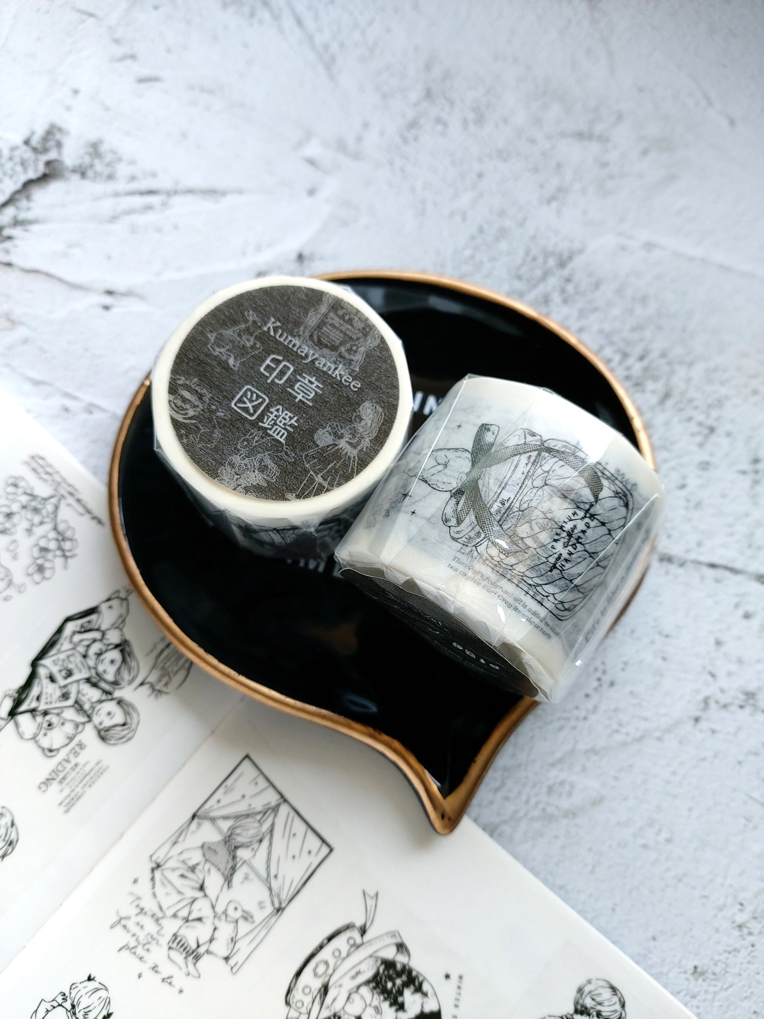 Kumayankee Washi Tape: Bunny Stamps