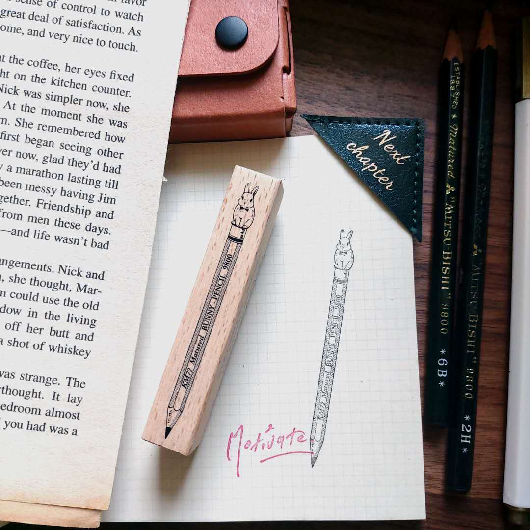 Kumayankee Stamp: Stationery Bunny
