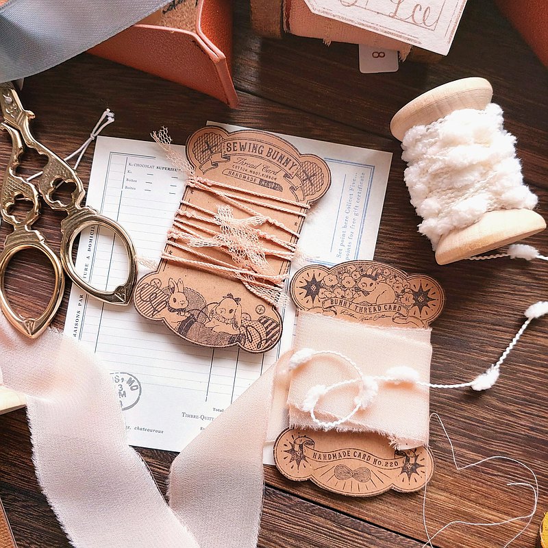 Kumayankee Stamp: Thread Card