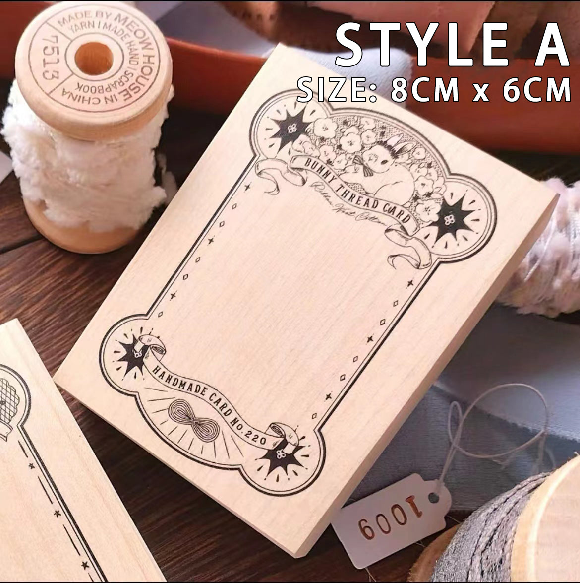 Kumayankee Stamp: Thread Card