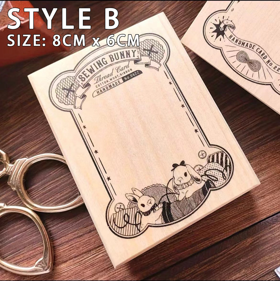 Kumayankee Stamp: Thread Card