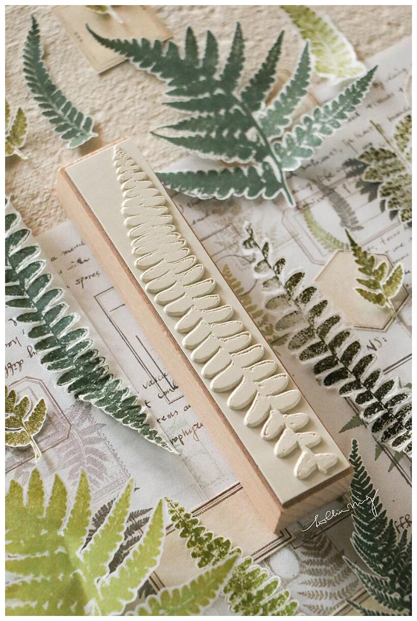 LCN Design Studio: Fern Specimen Rubber Stamps