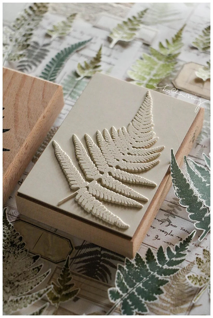 LCN Design Studio: Fern Specimen Rubber Stamps