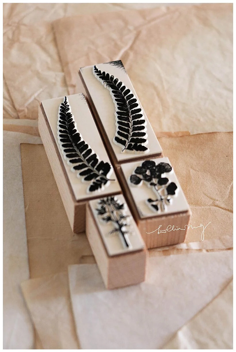 LCN Design Studio: Fern Specimen Rubber Stamps
