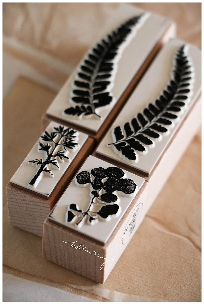 LCN Design Studio: Fern Specimen Rubber Stamps
