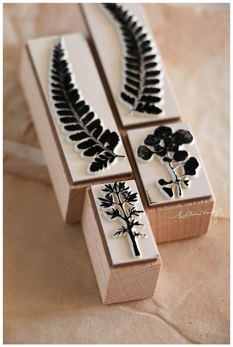 LCN Design Studio: Fern Specimen Rubber Stamps