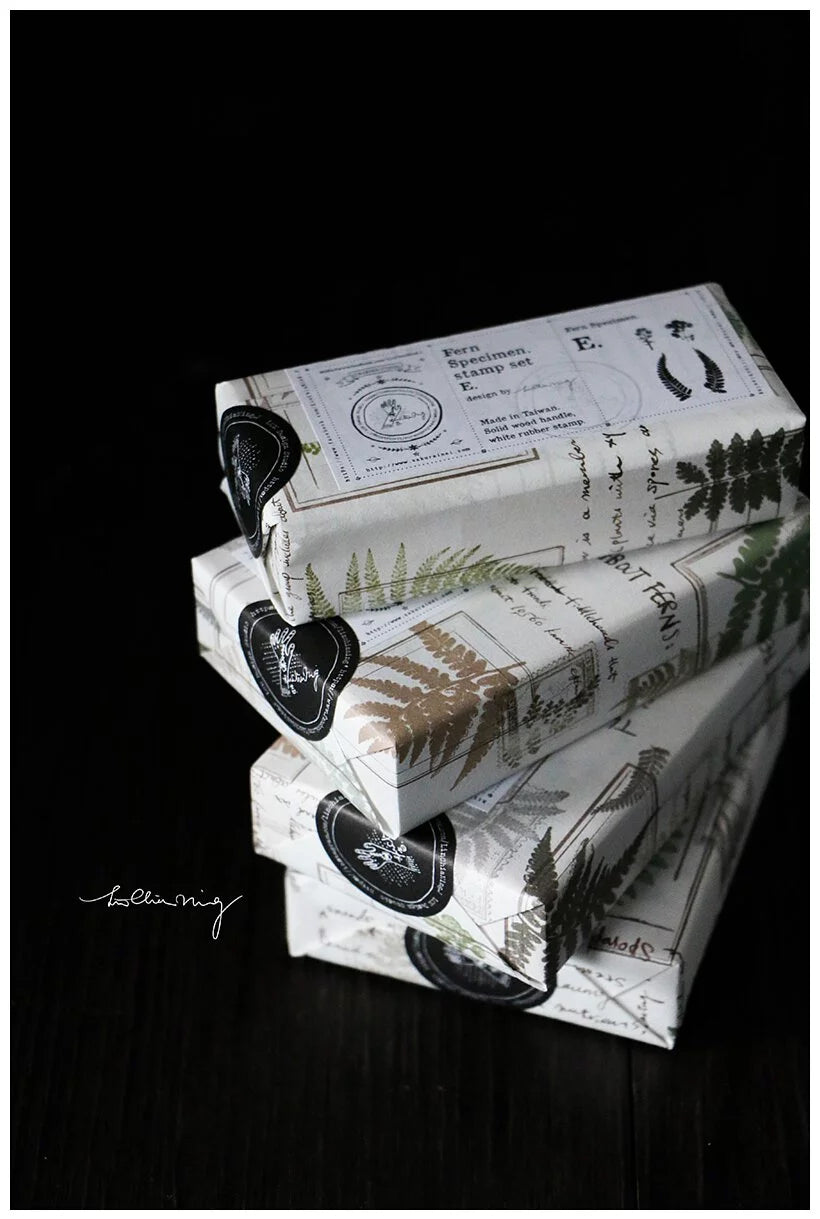 LCN Design Studio: Fern Specimen Rubber Stamps