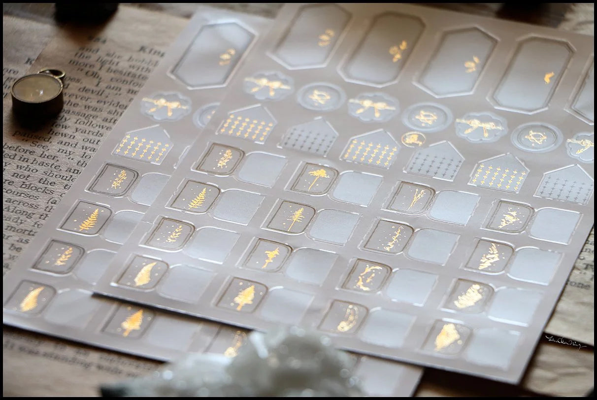 LCN Design Studio: Journal Label Stickers Sheet
