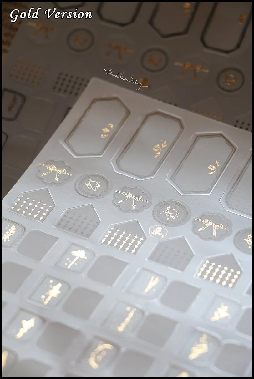 LCN Design Studio: Journal Label Stickers Sheet