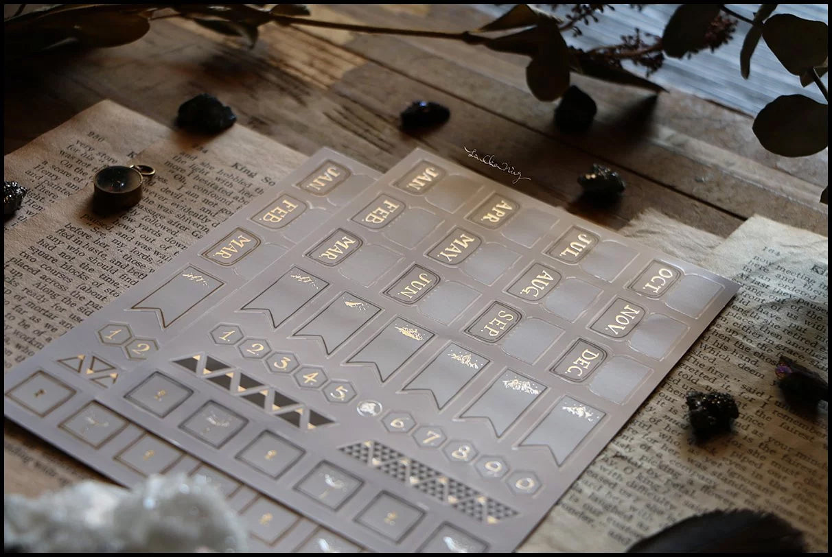 LCN Design Studio: Journal Label Stickers Sheet