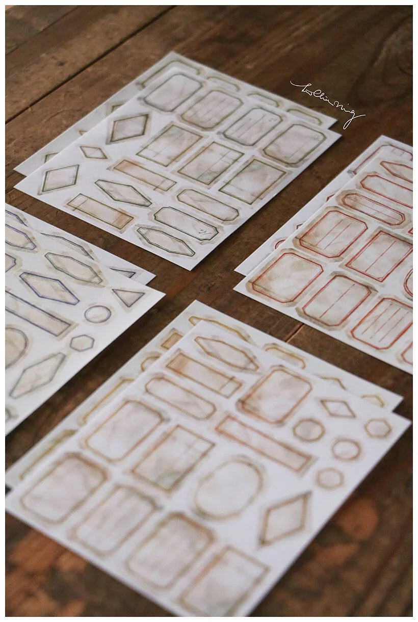 LCN Design Studio: Mini Vintage Labels Sticker Sheets