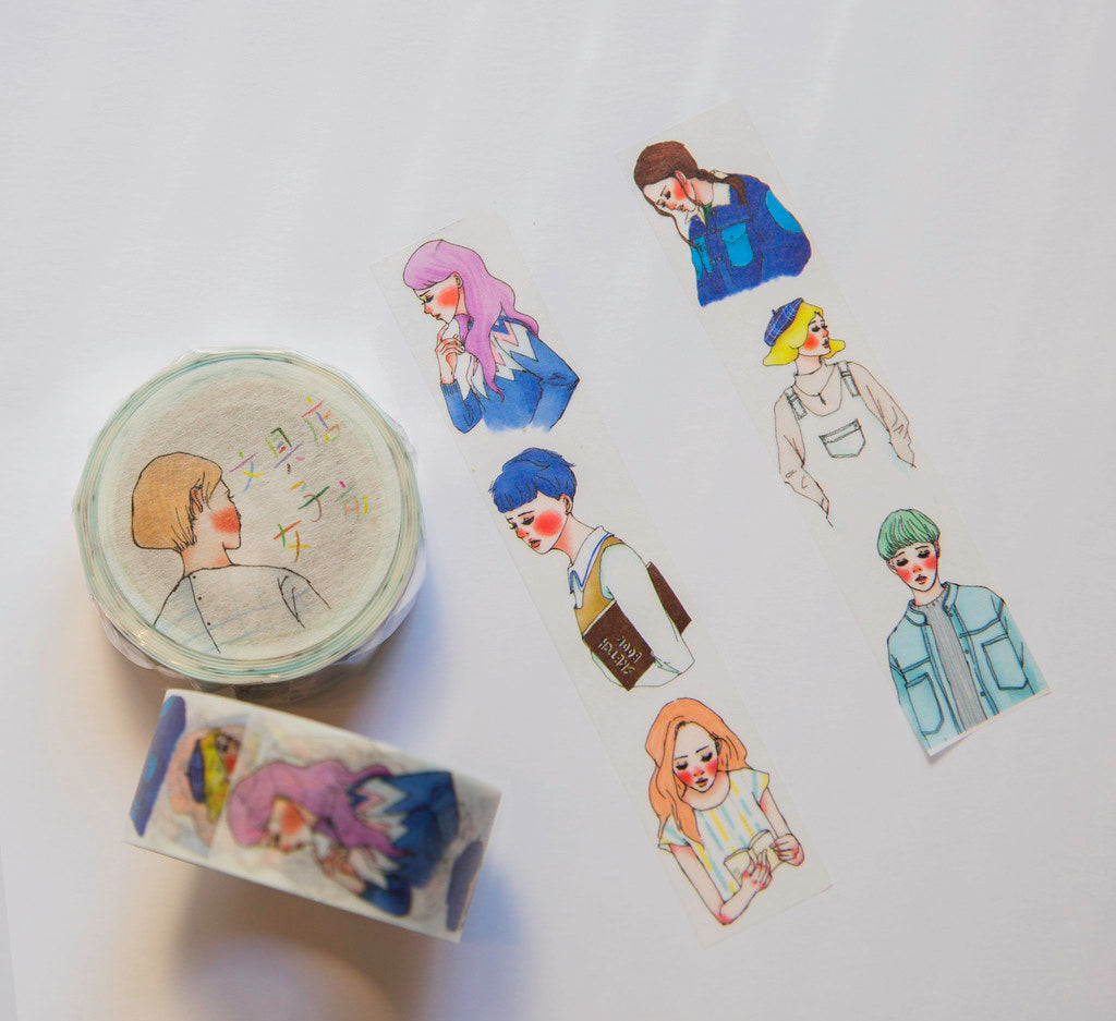 La Dolce Vita Washi Tape: Girls Portrait