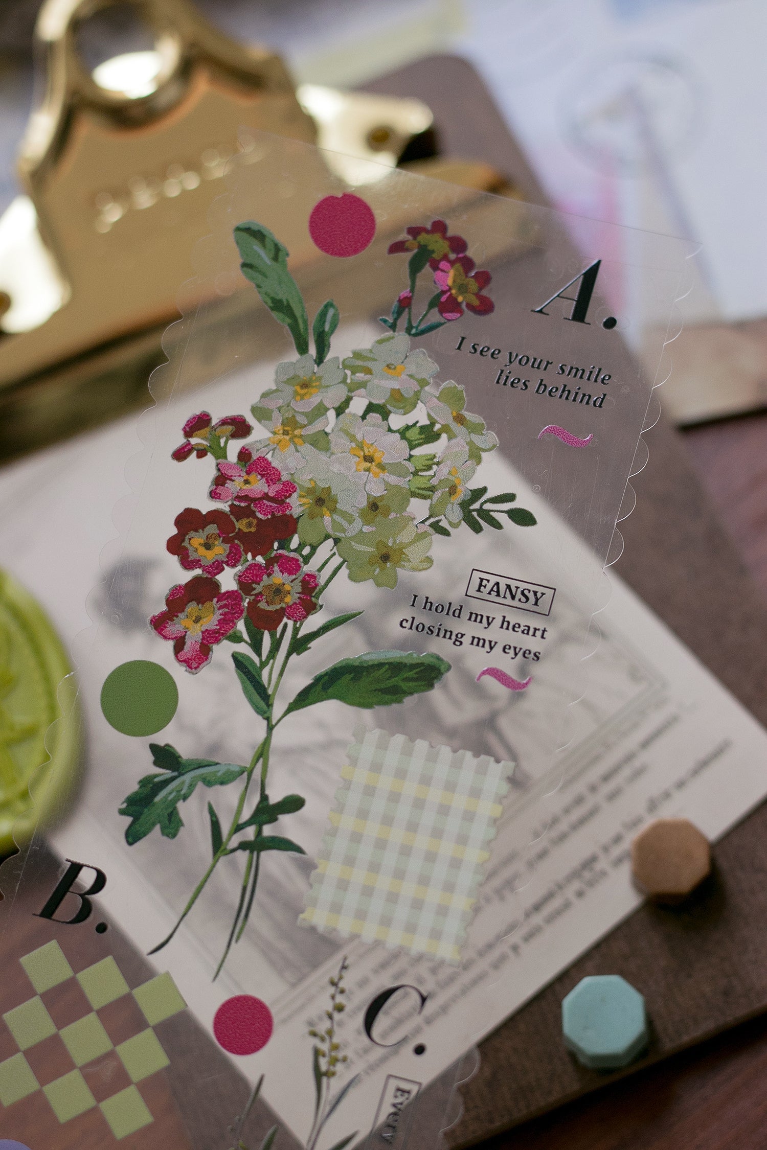 Lemontree Product Masking Tape: To My Beloved Josephine