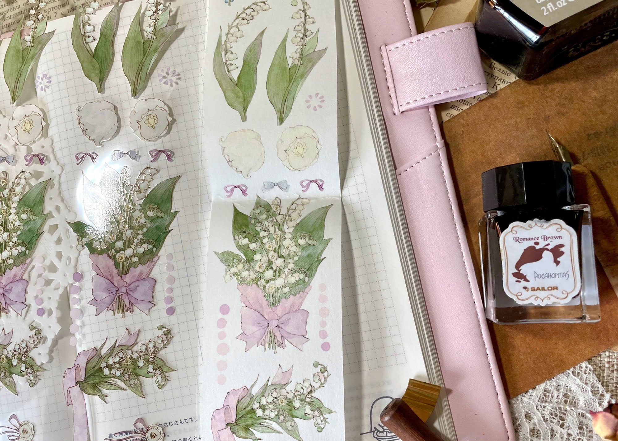 Castle of Clouds Masking Tape: Lily of the Valley