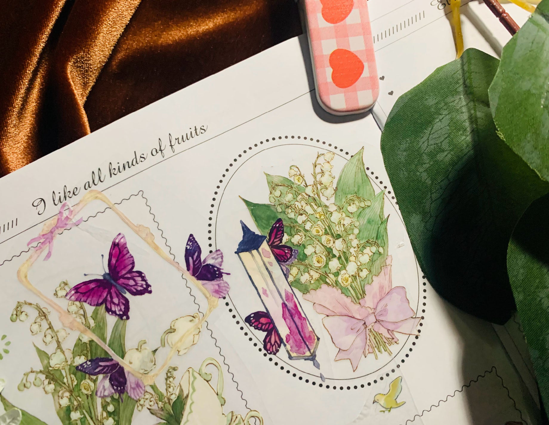 Castle of Clouds Masking Tape: Lily of the Valley