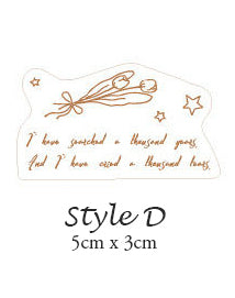 Little Cottage Series Rubber Stamps