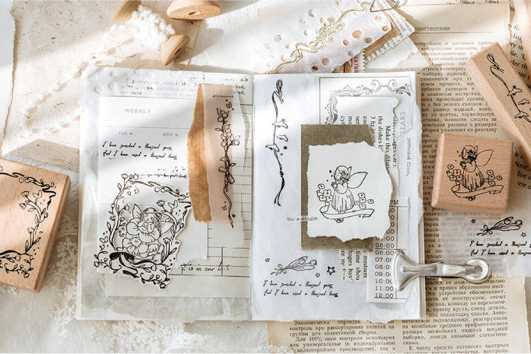 Little Cottage Series Rubber Stamps